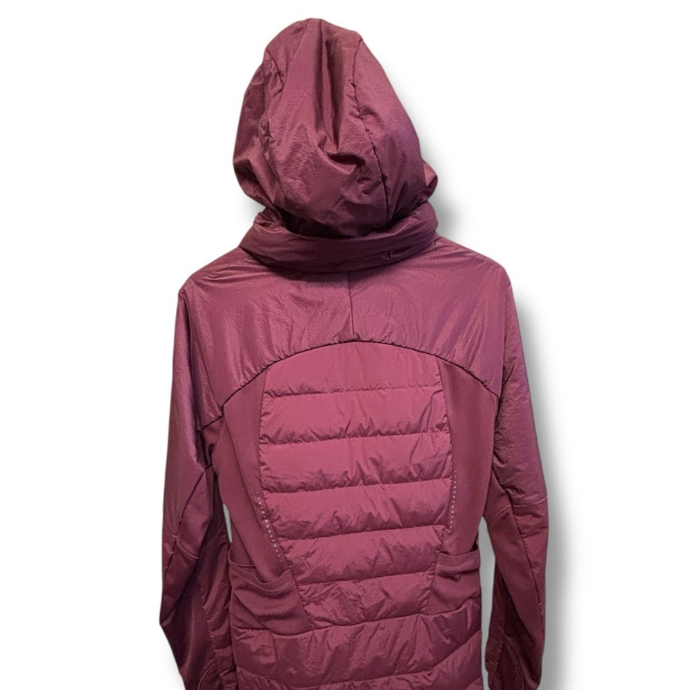 Lululemon Down For It All Jacket (Cassis) - Size 14 - Picture 5 of 13